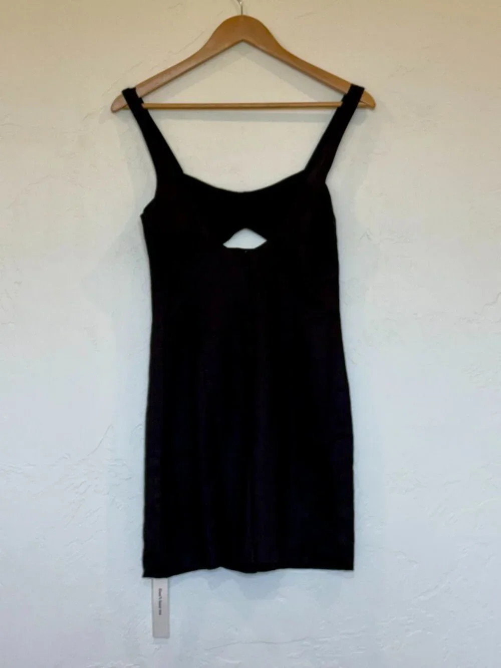 Reformation Belma Linen Dress Black - Size 6 - Picture 3 of 5